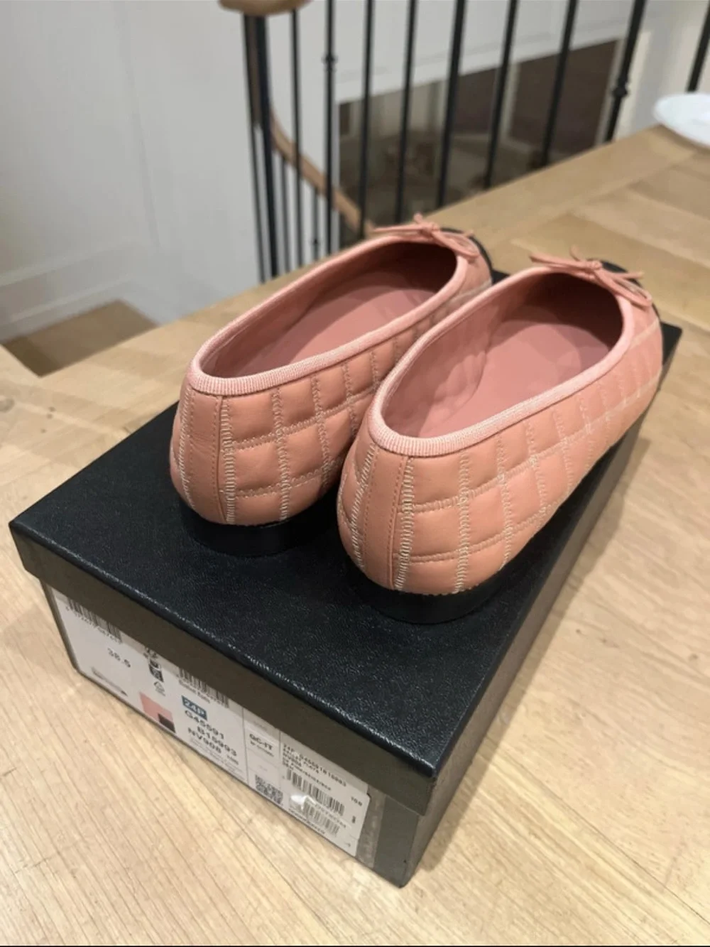 CHANEL leather ballet